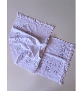 Panchy Canky Bambam Banyo Havlusu 50X120 cm (Beyaz)