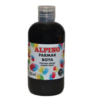 Alpino 250 ML Parmak Boyası Siyah Parmak Boyası (Karışık)