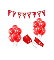 29 Ekim Süslemeleri Bayram Set