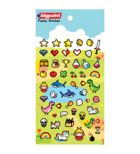 Bigpoint Sticker Piksel Macera x 15 Adet