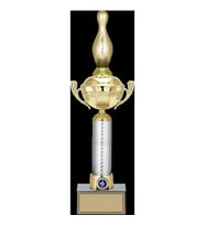 ODAK KUPA - Figürlü Kupalar - Bowling / Pin Figürlü Kupalar FG-058 A - 46 cm