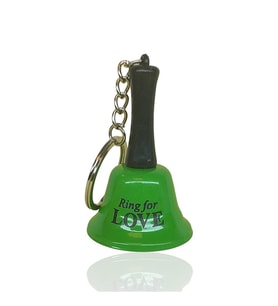 Anahtarlık Resepsiyon  Zil Ring For Love Yeşil