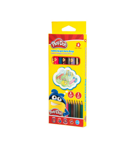 Play-Doh 8'li Jumbo Kuru Boya 6 Metalik + 2 Fosforlu Renk