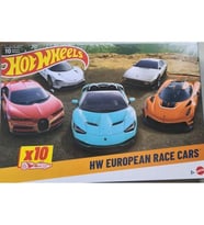 Hot Wheels HYM96 European Race Cars 10-pack