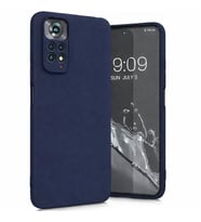Coverzone Xiaomi Redmi Note 11 Pro ?le Uyumlu K?l?f Z-Mara Lansman Vieri Tam Koruma Arka Kapak Kamera Koruma �?k?nt?l? P�r�zs�z Y�zey Lacivert
