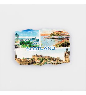 İskoçya Edinburgh Fresco Magnet (Karışık)