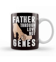 Father Through Love Papa Dad Daddy Stepdad Poppa Husband Kupa Bardak Porselen