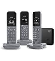 Gigaset CL390 Trio 3 Ahizeli Telsiz Telefon (Siyah-Gri)