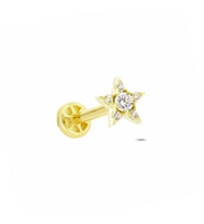 Glorria Altın Yıldız Tragus Piercing
