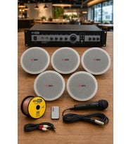 Lastvoice Maxx Paket-2 Tavan Hoparlörü ve 3 Bölgeli Anfi Ses Sistemi Paketi (Full Set)