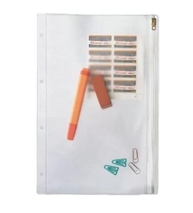 Esselte 4112 Fermuarlı A4 Poşet Dosya (5 li Paket)