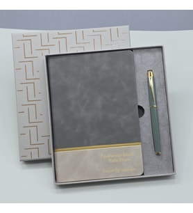 Öğretmenler Gününe Özel Deri Defter Ve Kalem Set