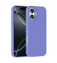 iPhone 17 Kılıf Lansman Tasarım İç Yüzeyi Kadife Silikon (Lila)