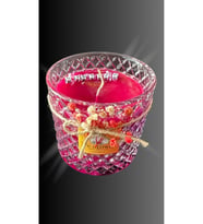 11x10 Kristal Camda Dekoratif Kokulu Mum – Pembe