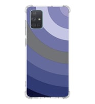 Samsung Galaxy A71  Köşe Korumalı Antişok Kapak Renk Cümbüşü Tasarımlı  Silikon Kılıf (Şeffaf)