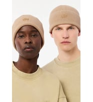 Lacoste Nakış Logolu %100 Cotton Unisex Bere Bej