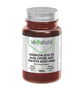 Venatura Koenzim Q10 Ve Alfa Lipoik Asit 60 Kapsül