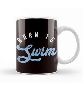 Swim Swimming Athlete Coach Instructor Swimmer Water Sports Kupa Bardak Porselen