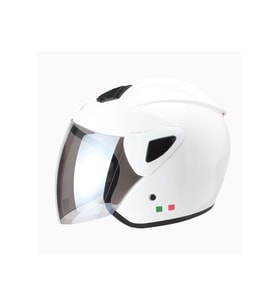 Kask Sw-733 Yarım Aynalı Camlı Beyaz