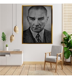 ÇERÇEVELİ ATATÜRK TABLO S434