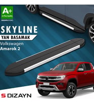 S-Dizayn VW Amarok 2 Skyline Aluminyum Yan Basamak 203 Cm 2023 Üzeri A+ Kalite