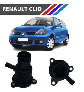 Otozet -Clio 1.4 - 1.6 Benzinli Termostat Kapağı Yan Sanayi 1998 - 2004 7700101179