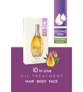 Softto Plus 10 ın 1 Değerli Yağ İçerikli Saç Vücut ve Yüz Bakım Yağı 120 ml