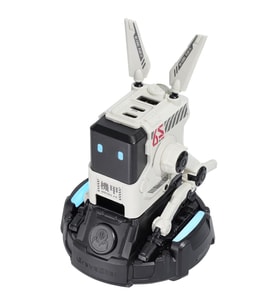 GravaStar Alpha65 Robot Figürlü 65W Hızlı Şarj Adaptörü ve Şarj Standı, Dawn White