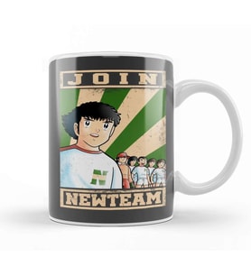Captain Tsubasa Join Newteam Kupa Bardak Porselen