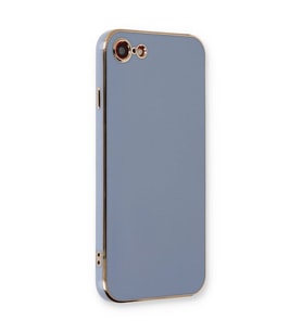 Apple İphone 7 Kılıf Volet Silikon - Mavi
