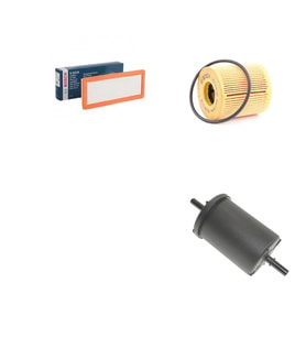 Bosch Filtre Bakım Seti Peugeot 208 1.6 THP Benzinli 150-208 Beygir Hava + Yağ f. + Yakıt Filtre Bosch