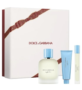Dolce & Gabbana Light Blue Pour Homme EDT 100 ml + EDT 10 ml + 50 ml Shower Gel Erkek Parfüm Seti