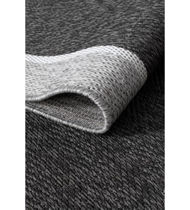 Venüs Sisal Antrasit Modern Dokuma Kilim Hasır Halı (Gri - Siyah - Beyaz)