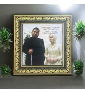 kişiye özel ahşap tablo 3d çerçeve baskıb görsellerde sansür kullanılmuştır