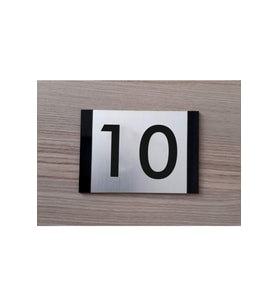 Dekoratif Apartman Kapı Numarası Pleksi-10