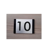 Dekoratif Apartman Kapı Numarası Pleksi-10