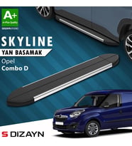 S-Dizayn Opel Combo D Skyline Krom Yan Basamak 193 Cm 2011-2015 A+ Kalite