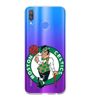 Huawei Y9 2019 Uyumlu Kapak Boston Celtics Tasarımlı Şeffaf Silikon Kılıf