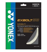 Yonex Exbolt 68 Badminton Kordajı 0.68 mm / 10 M - Beyaz
