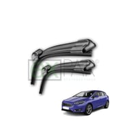 FORD FOCUS 3,5 ÖN CAM SİLECEK SÜPÜRGESİ TAKIMI 2015 - 2018 FOCUS MAKYAJLI KASA SİLECEK