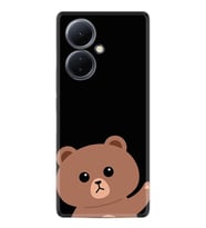 Vivo V29 Lite Kılıf Resimli Desenli Silikon Platinium Series Hello Bear 1905