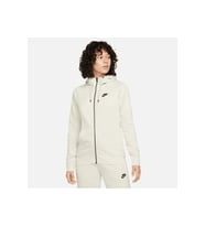 W Nsw Essntl Flc Fz Hoodie Kapüşonlu Fermuarlı Kadın Krem Sweatshirt
