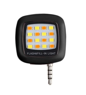 Ally Mini Universal Kamera Flaşı-(5775) — Renk: Siyah