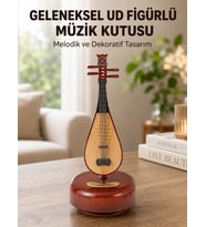 Enstrüman Şeklinde Müzik Kutusu Lüt Tasarım Melodious Music