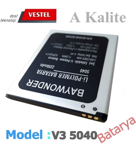 Vestel V3 5040 Batarya Vestel V3 5040 Uyumlu Yedek Batarya
