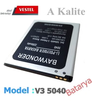 Vestel V3 5040 Batarya Vestel V3 5040 Uyumlu Yedek Batarya