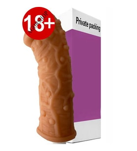 Maxx Realistic Penis Slevee Ten Dokusu Uzatmalı Penis Kılıfı
