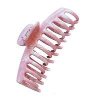 Caş Dekorasyon Pembe Renk Kemik Mandal Toka (Pembe)