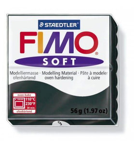 FİMO MODELLEME KİL HAMURU 56 GR SİYAH