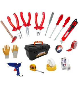 Moonshop 16 Parça Full Takım Çantası Dolu Alet Hırdavat Takım Çantası Avadanlık Full Hediyeli..